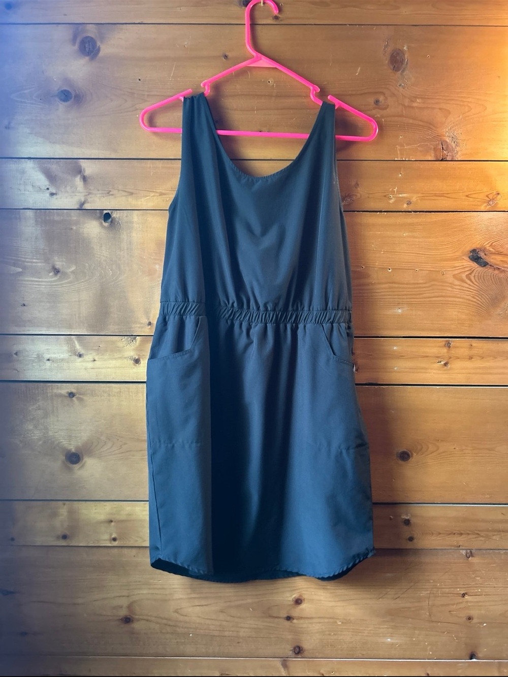 Ascend Black Active Dress with Pockets